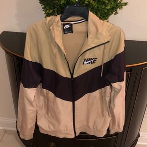 Tan Nike Windbreaker
